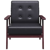 thumbnail of vidaXL Sessel Schwarz Kunstleder