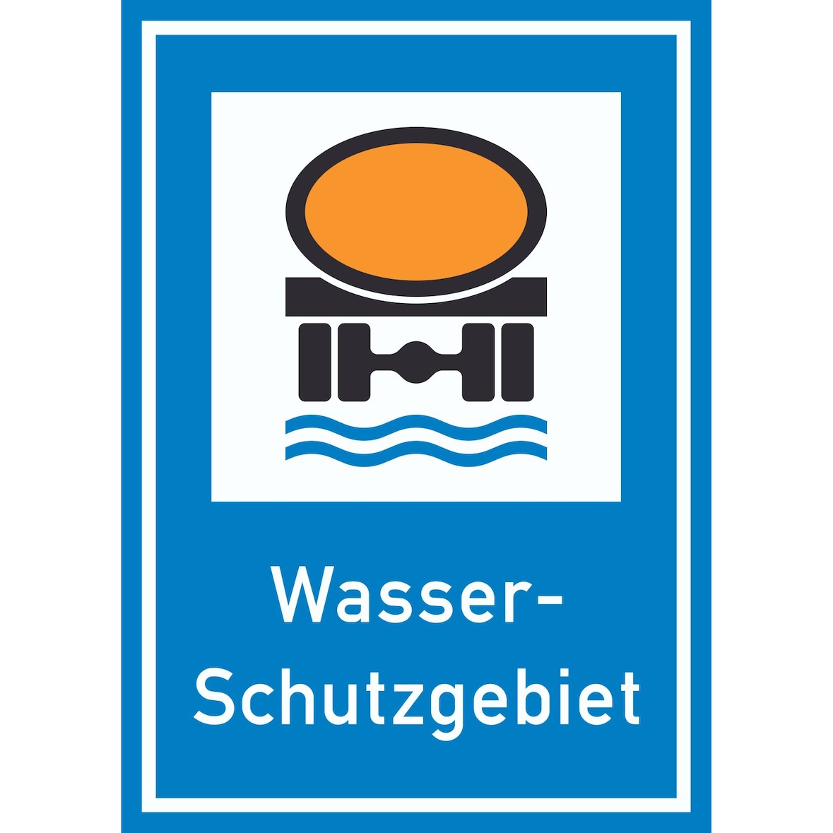 Wasserschutzgebiet Schild A2 (420x594mm)