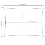 thumbnail of vidaXL Zonnescherm rechthoekig 2,5x4 m oxford stof antracietkleurig