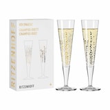 thumbnail of Ritzenhoff Goldnacht Champagnergläser 205 ml 2er Set Blätter & Punkte