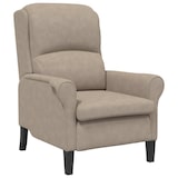 thumbnail of vidaXL Taupe Fauteuil Taupe Stof, Hout Standaard Taupe Fauteuil