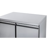 thumbnail of Gasfrit - Mesa refrigerada compacta  2 puertas de  acero inoxidable, 900 x 700 x 880 mm, 240 L,  alta calidad