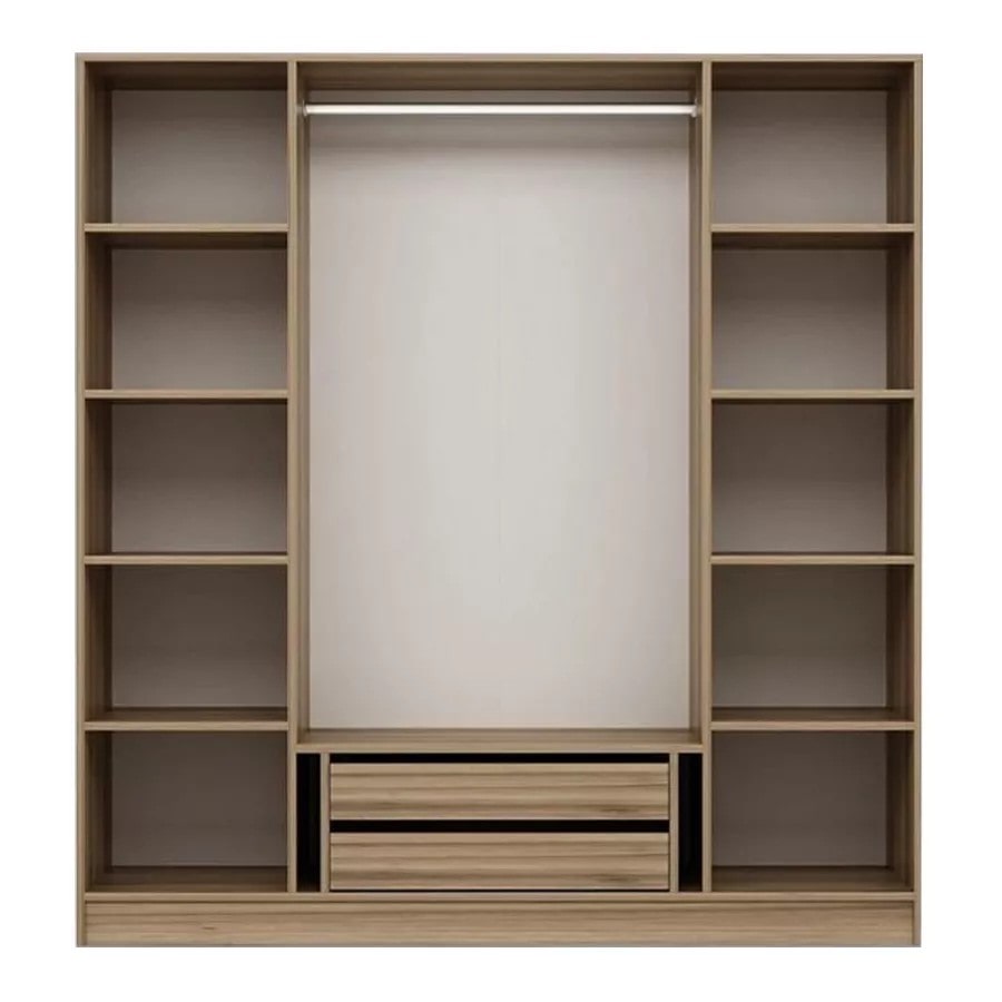Armario Kale-2299 nogal roble 180x210 180x210x52 cm