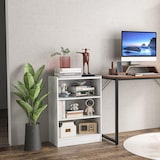 thumbnail of COSTWAY Bücherregal 3 Ebenen Stehende Regale Regal mit verstellbaren Regalen für Wohnzimmer Schlafzimmer Studie 30 x 50 x 75 cm Weiß