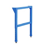 thumbnail of PROREGAL Höhenverstellbarer Vierkantrohr-Fuß für Werkbank Rhino | HxT 60-100x70cm | Komplett verschweißt & pulverbeschichtet | Lichtblau