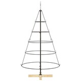 thumbnail of vidaXL Weihnachtsdeko mit Ständer Schwarz 125 cm Stahl