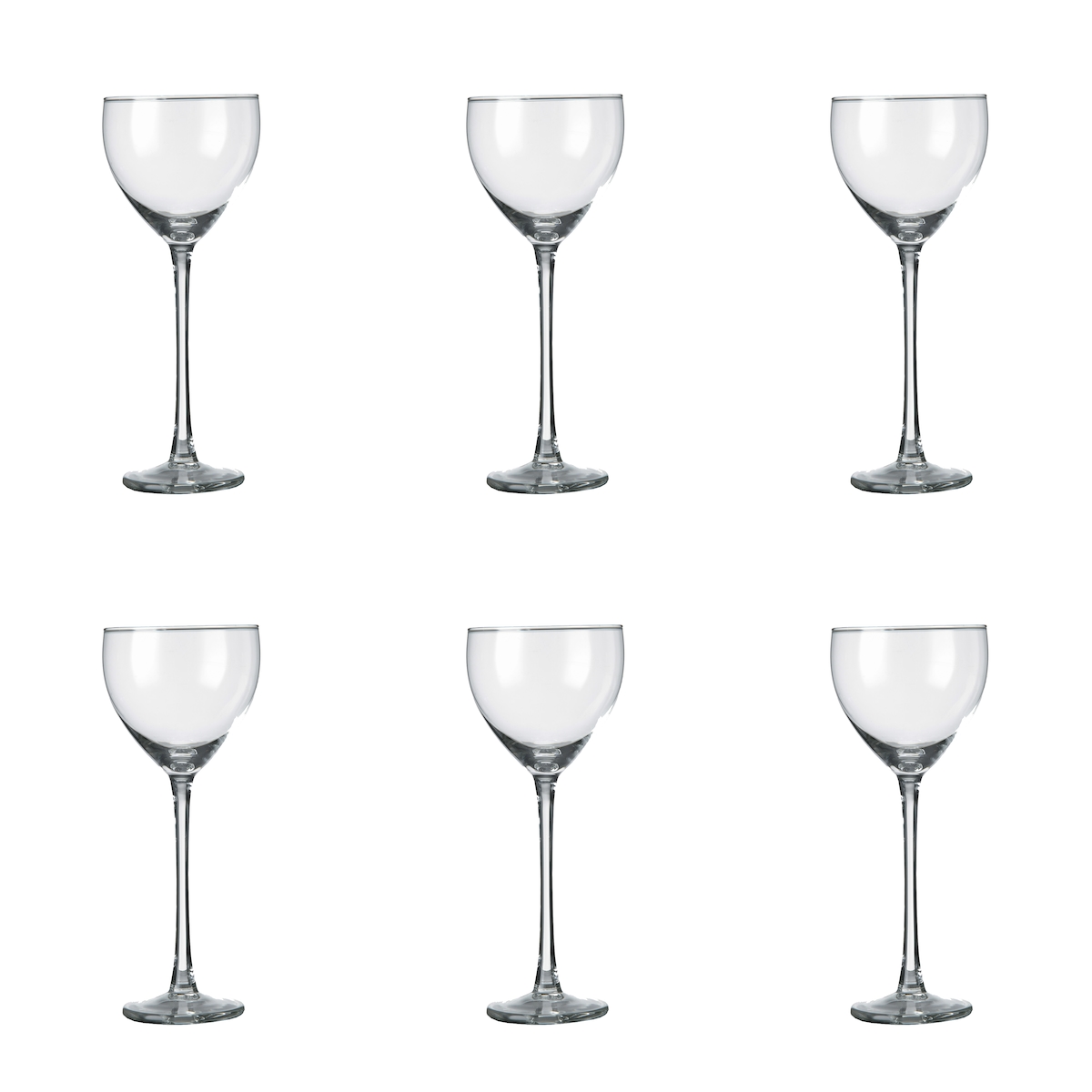 Royal Leerdam 6er Set Sektglas Specials, 240 ml, glasklare Stielgläser für Schaumwein, Cocktails oder als Dessertglas, modern, spülmaschinenfest