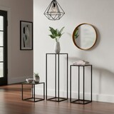 thumbnail of Max Home Set 3 mesas auxiliares metálicas varias alturas