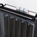 thumbnail of Radiador de mica JATA RD227N con 2 potencias de calor (1200 - 2000 W) 5 placas. Termostato regulable. Calienta en 1 minuto. Ahorro de energía