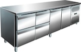 thumbnail of Gastro Edelstahl Kühltisch Kühltheke 2 Türen / 4 Schubladen 616 L -2/+8°C