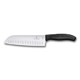 thumbnail of Victorinox Santokumesser Swiss Classic 17 cm, Kullenschliff, schwarz, Blister