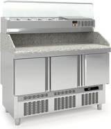 thumbnail of GastroHero Pizzatisch PROFI Mini 3/0 mit Kühlaufsatz