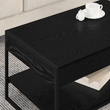 thumbnail of vidaXL Couchtisch Schwarz Eichen-Optik 80 x 50 x 40 cm Holzwerkstoff