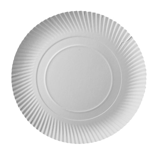 PAPSTAR 100 Teller, Pappe "pure" rund Ø 32 cm · 2 cm weiss