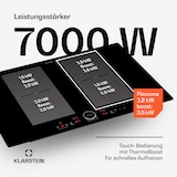 thumbnail of Delicatessa 77 Flex Einbaukochfeld Induktion 4 Zonen 7000W Glaskeramik Schwarz