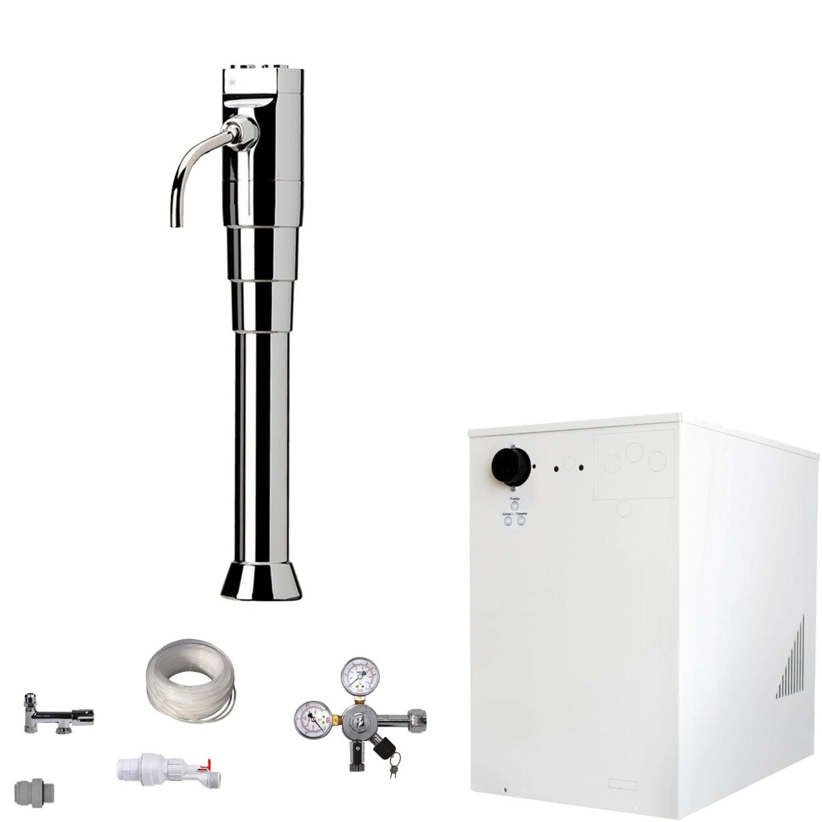 Tafelwassergerät BieTal® BT-30U Kühlung 3-Wege Zapfstelle Schanksäule Puls flach