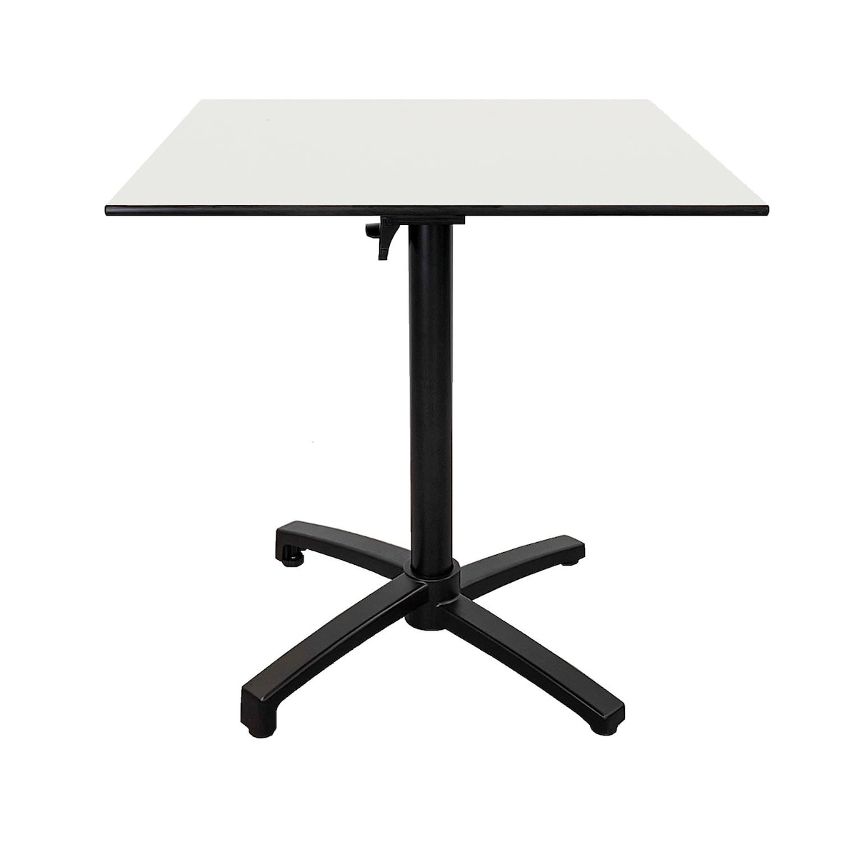 RestooTab - Table pliable pour terrasse Diabolo 70x70cm blanc