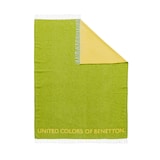 thumbnail of Benetton - Cobertor 140X190Cm 320Gsm 60% Algodão 40% Acrílico Verde e Amarelo Arco-Íris Be