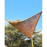 thumbnail of Bazar Bizar Voile d’ombrage triangulaire en fibre de coco 350x350 cm naturel