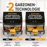 thumbnail of GOURMETmaxx Doppelkammer-Heißluftfritteuse -  7 l - max. 2400 W