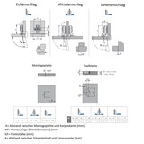 thumbnail of Topfscharnier Soft Close Topfband Türscharnier Möbelzubehör Mittelanschlag