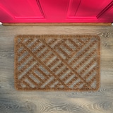 thumbnail of Relaxdays Drahtgittermatte, 40 x 60 cm, Fußabtreter Kokos & Metall, Innen- & Außenbereich, wetterfeste Fußmatte, natur