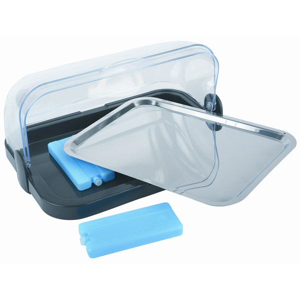 APS Couvercle Rolltop pour vitrine de buffet, plastique, 32 x 44 x 20.5 cm