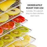 thumbnail of Captain Jerky 110 Dörrautomat 1000W 30-90 °C 24h-Timer Edelstahl Edelstahl