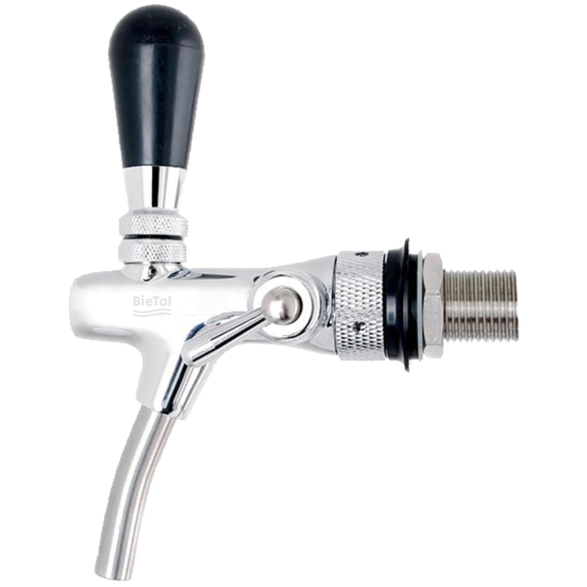 Kompensatorhahn Zapfhahn Bierhahn BieTal® Schankhahn verchromt Chrom 35mm