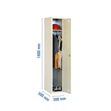 thumbnail of SimonRack Armadietto Spogliatoio in Metallo a 1 Porta, 1800x300x500, Grigio - Simonlocker