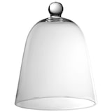 thumbnail of Avet Campainha para caixa ou prato de pastelaria vidro transparente diâmetro 24 cm altura 29 cm wz16-1240b