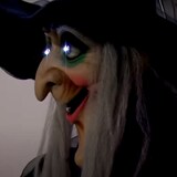 thumbnail of Halloween Figur Hexe, animiert 175cm - Licht und Geräusche