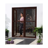 thumbnail of Culex 101340102-VH Fliegengitter Doppelschiebetür Schiebetür braun 240x240cm