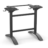 thumbnail of Gastro Outdoor Terrassentisch Rene Double | klappbar | 120x70 cm | HPL Compact Grafit Schiefer | Made in Germany