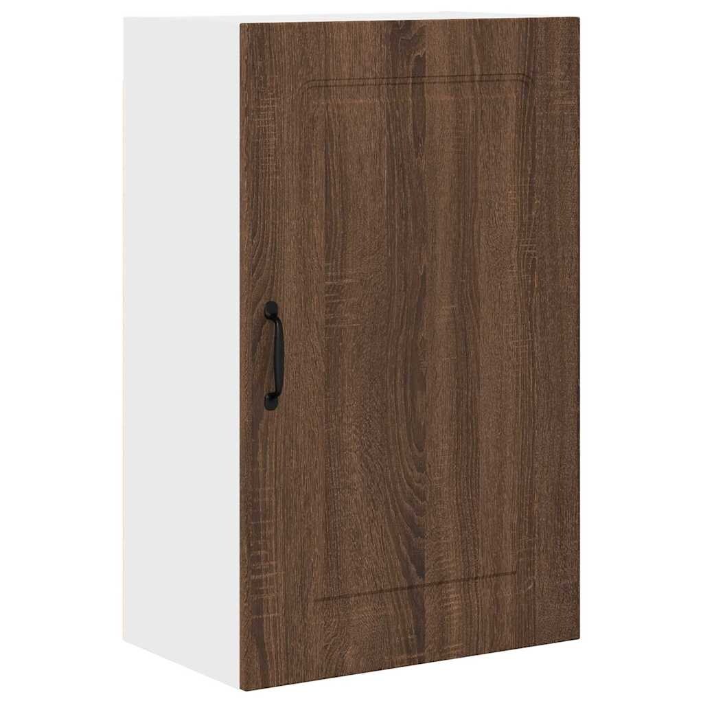 vidaXL Küchenwandschrank mit Regal Braun Eichen-Optik 50 x 31 x 80 cm