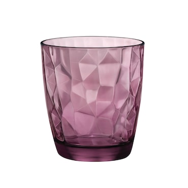 pack de 4 caja 6 vasos 30 cls. diamond color purpura