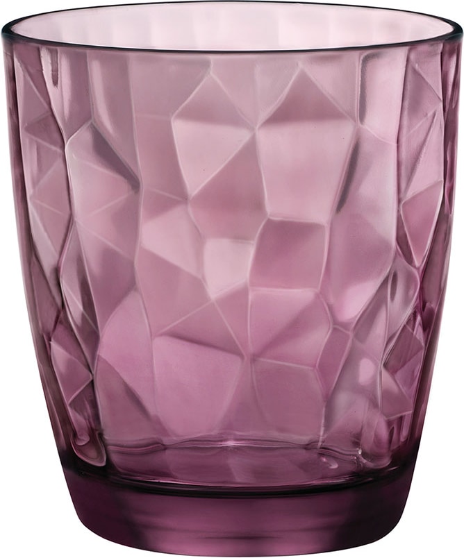 pack de 4 caja 6 vasos 30 cls. diamond color purpura