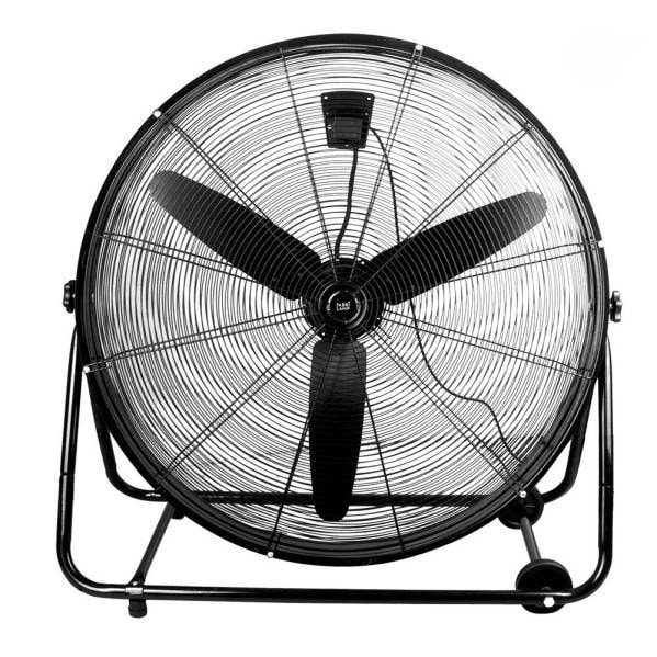 IluminaShop Ventilador Industrial Negro 360W Metal / Aluminio Motor AC