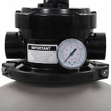 thumbnail of Pool-Sandfilter mit 4-Wege-Ventil Grau 350 mm