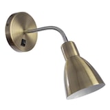 thumbnail of Wandleuchte innen – LED Leselampe mit Bronzekörper und Kabel – Wandlampe für Home und Büro – Wall Sconce