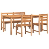 thumbnail of HELLOSHOP26 - Juego de comedor de 4 piezas muebles de jardín de teca maciza 02_0014272