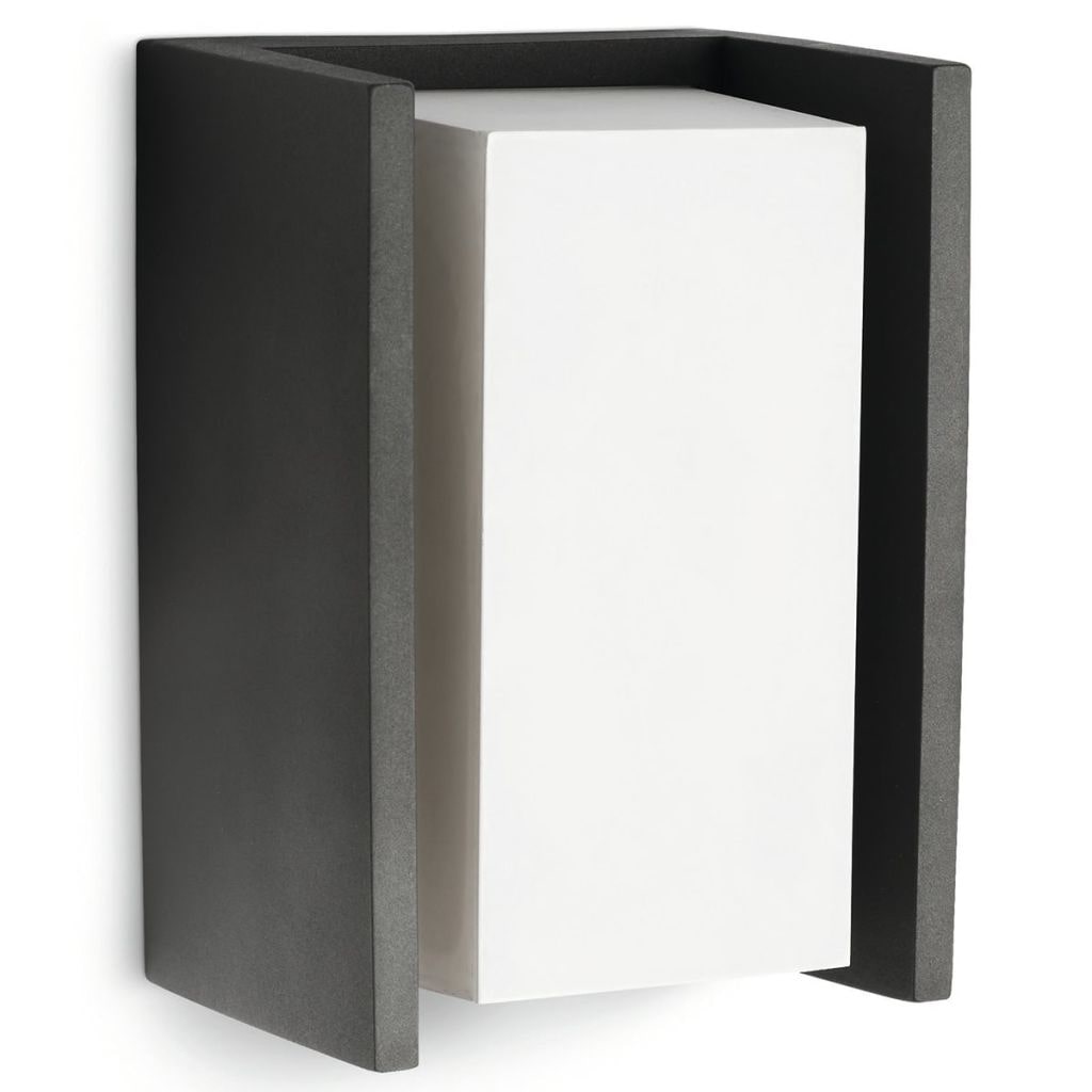 Philips Ecomoods Wandleuchte Bridge 15 W Anthrazit 163519316