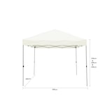 thumbnail of METRO PROFESSIONAL Tenda dobrável Thagpi para restauração, aço/poliéster, 3 x 3 m, repelente de água, branco