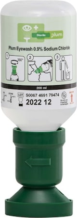 thumbnail of Coverguard - Augenwaschung PLUM sterile Lösung 200 ml (10er Pack) #ffff Einheitsgröße