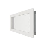 thumbnail of Grelha de ventilação para lareira branca - Classic 17x30