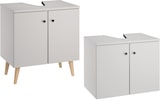 thumbnail of Waschtisch Bad-Unterschrank taupe optional mit oder ohne Füße in Eiche V-90.59-02WU