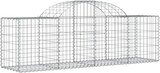 thumbnail of vidaXL Gabionen mit Hochbogen 13 Stk. 200x50x60/80 cm Verzinktes Eisen