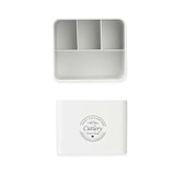 thumbnail of San Ignacio KINVARA - Vierkante metalen bestekhouder in wit