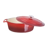 thumbnail of Grote rode ovale braadpan Vogue 6L