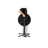 thumbnail of METRO PROFESSIONAL Gastro Klapptisch mit Tragegriff Massini, Alu, Ø 70 x 74 cm, HPL Tischplatte, schwarz